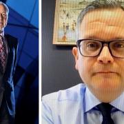 Lord Sugar (left) and Stephen Moir: head to head over working from home