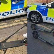 Police have been cracking down on the use of illegal e-scooters in Wisbech.