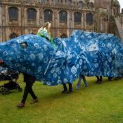 Eel-izabeth (the new Ely eel) celebrated the Platinum Jubilee with a parade through the city, prior to a day of festivities, marking the end of four days of events in the city.