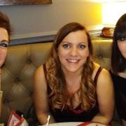 Victoria Harwin (right) with Cheryl Cross (centre) and their mentor Hannah.