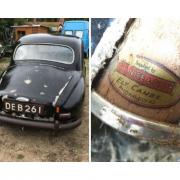 Bob Hale, 74, has spent the last six months restoring the 1953 Rover P4. The car was originally purchased from T.H. Nice of Ely.