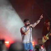 Tom Grennan performing at Thetford Forest as part of the Forest Live concert series.