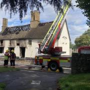 40 firefighters were called to the restaurant in Church Street at around 6am.