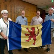 Pictured are Club President: Viv Doji, Phil Smith, James Bowman and David Coventry.