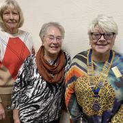 From left: Johanna Partridge, Wendy Powell and Viv Doji.  