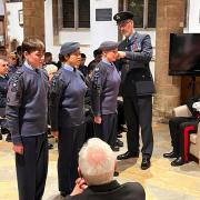 Promotions from left to right, Corporal Billy Phillips, Corporal Monasch Tsui and Sergeant Anna Munday