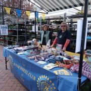 Members held a market stall at the city's Ely Festival.