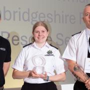 Cambridgeshire Fire and Rescue bags Tyre Safety in the Community award