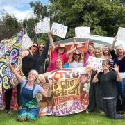 Sally Talbot hosted the intimate event outside of Littleport on July 27.