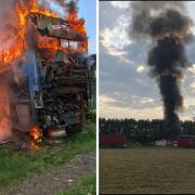 The blaze was reported to Cambridgeshire Fire and Rescue Service at 6.05pm on August 1.