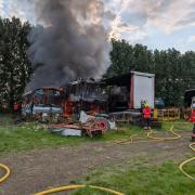 Shocking pictures have revealed the aftermath of a fire in Haddenham.