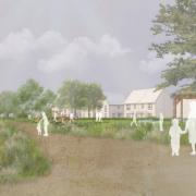 Illustrative image of proposed 540 home development in Soham.