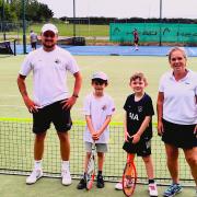 Tennis marathon at local club boosts funds for Macmillan Cancer Support