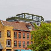 Illustrative image of the roof terrace canopy proposed by the Varsity Hotel and Spa in Cambridge. Image taken from planning documents.