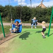 The new play area in Littleport