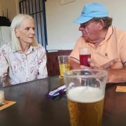 Cathy and Stephen enjoy a chinwag at the Afternoon Music Club