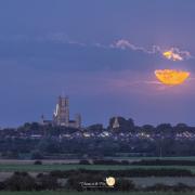 A supermoon is when a full moon is closest to the Earth, appearing bigger and brighter than normal