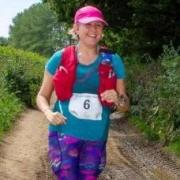 Rev Natalie Andrews, vicar of St George’s in Littleport, runs the ultramarathon.