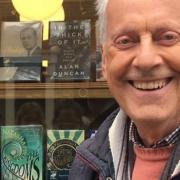 Gyles Brandreth visited Topping & Company Booksellers of Ely in 2021