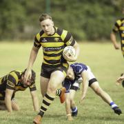 Hat-trick try scorer Matt McCarthy.