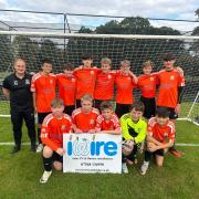 The Wilburton Cardinals in their new kit.