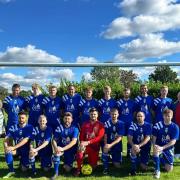 The Crown Inn sponsored Littleport Town FC  kit