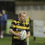 Three try scorer Paul Dewey in action.