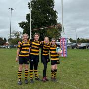 Ely Tigers Rugby Club hosted a game of rugby played by two teams of U14s Girls. 