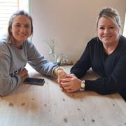 Sgt Laura Rainbird (left) and Sharon Livermore MBE (right) reunited nine years after they first met on Sharon's emergency call.