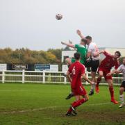 Action from the Ely City Reserves game.