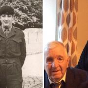 Mary Neal donated the bench (inset) to The Royal British Legion in memory of her husband Roy in 2021.