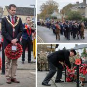 The community of Soham coming together for Remembrance Sunday.