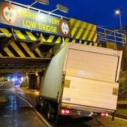 Stuntney Bridge, in Ely, has been named Britain's most bashed bridge.