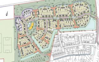 Councillors have approved 164 homes to be built off Mepal Road in Sutton. Pictured: the proposed site for the plans.