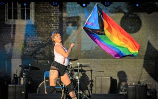 Flying the flag at Pride in Ely