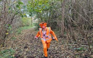 Cathy always goes above and beyond in her volunteering role at Parkrun, especially by wearing fancy dress.