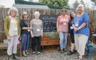 Volunteers at the Ely Baby Bank.