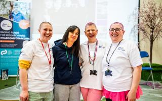 From left to right: Parent, Daisy Winchester, Lisa Radcliffe, and teachers Catherine Mulholland and Tracey Rice