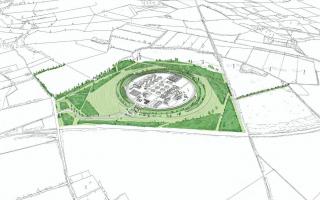 Illustrative image of proposed new Cambridge Waste Water Treatment Works. Image taken from DCO application documents.