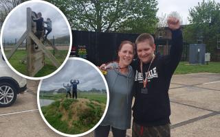 Earlier this month, the pair took part in a playground assault course with 30 obstacles in Waterbeach.