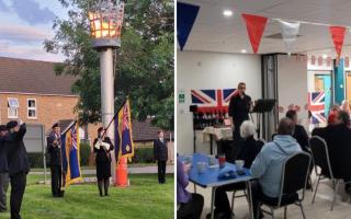 D-Day lighting of the beacon ceremony in Littleport on June 6.