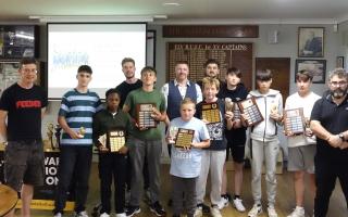 The club held its end-of-season awards night.