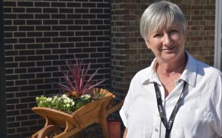 Gill Luff outside the Viva theatre - one of three hubs associated with the new East Cambridesghire Training Centre in Soham