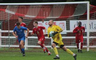 Action from the Reserves game on Saturday.