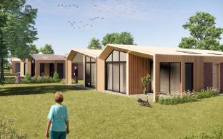 Illustrative image of proposed retirement bungalows, Station Road, Fordham