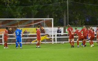 Action from the game against Yarmouth on Saturday.