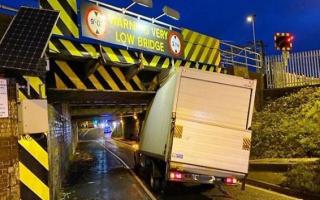 Stuntney Bridge, in Ely, has been named Britain's most bashed bridge.