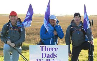 The Three Dads Walking will be coming to Ely.